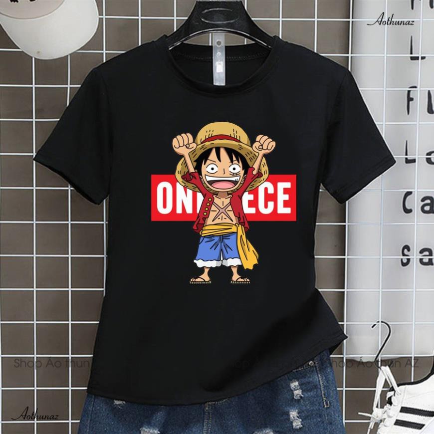 SALE- Áo thun Anime One Piece Luffy độc đáo màu đen và trắng - Vải Cotton  Thái M2444 - mẫu siêu HOT | Shopee Việt Nam