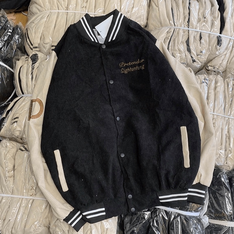 Áo Khoác Bomber Nhung Tăm Unisex [ CAM KẾT CHUẨN ĐẸP HÌNh THẬT 100% ] - ĐĂNG QUANG FASHION