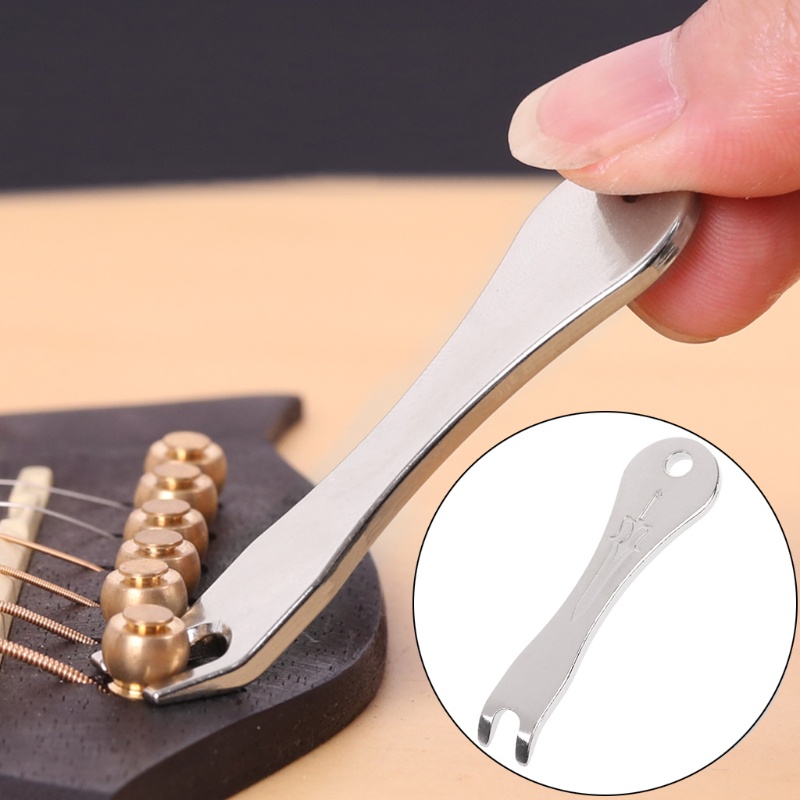 1 Dụng Cụ Tháo Chốt Dây Đàn Ghi Ta Bằng Thép Không Gỉ