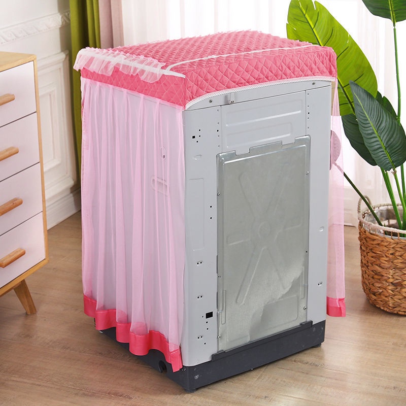 Vỏ Bọc Máy Giặt Chống Nắng / Bụi Bẩn Phối Ren Xinh Xắn