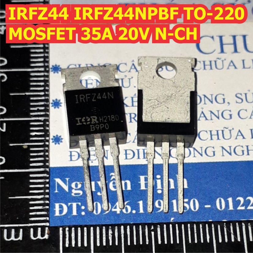 5 con IRFZ44N IRFZ44 Z44 IRFZ44NPBF TO-220 MOSFET 35A 55V N-CH kênh N kde1454