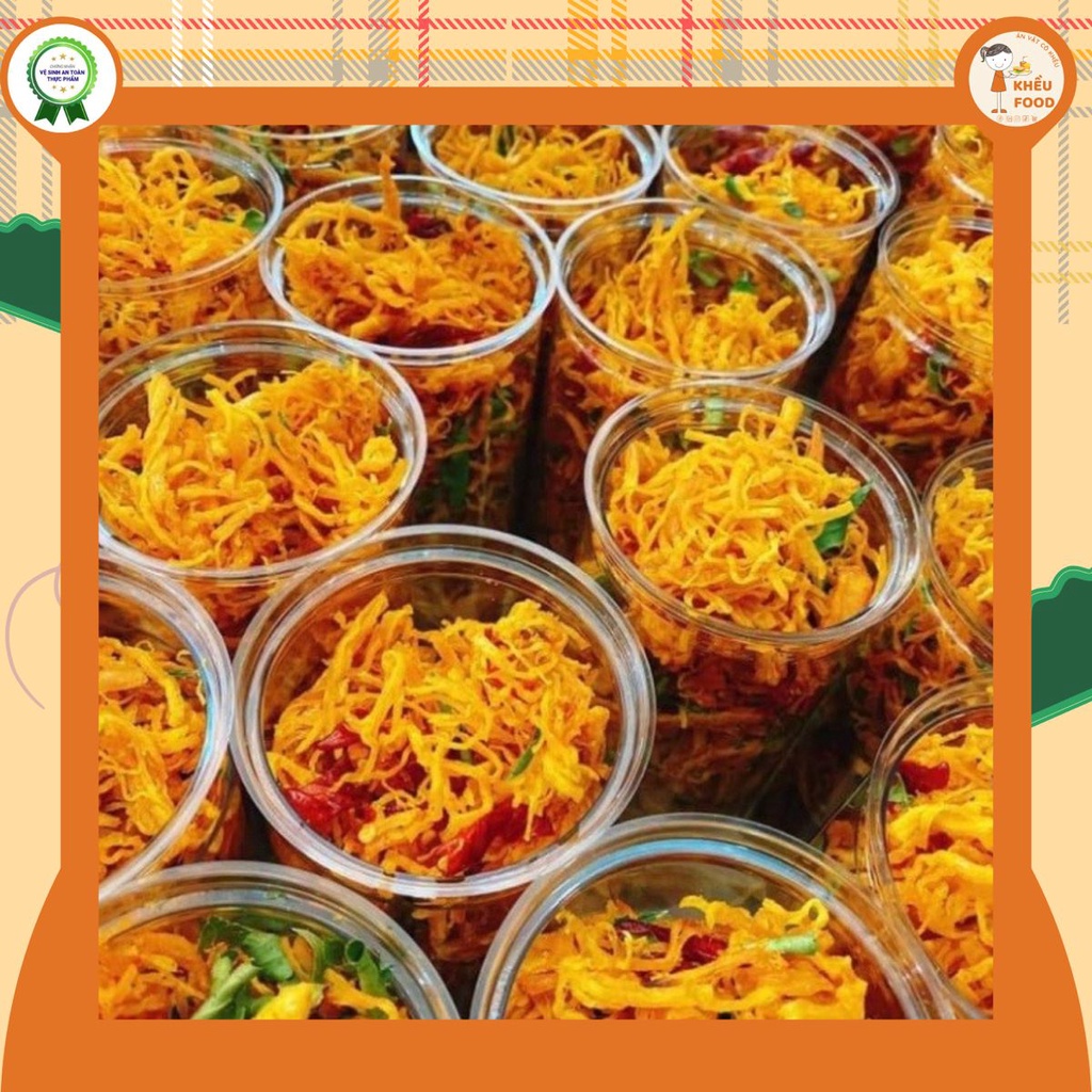 Khô gà lá chanh mềm ngon 300g hủ pet - Khều Food | BigBuy360 - bigbuy360.vn