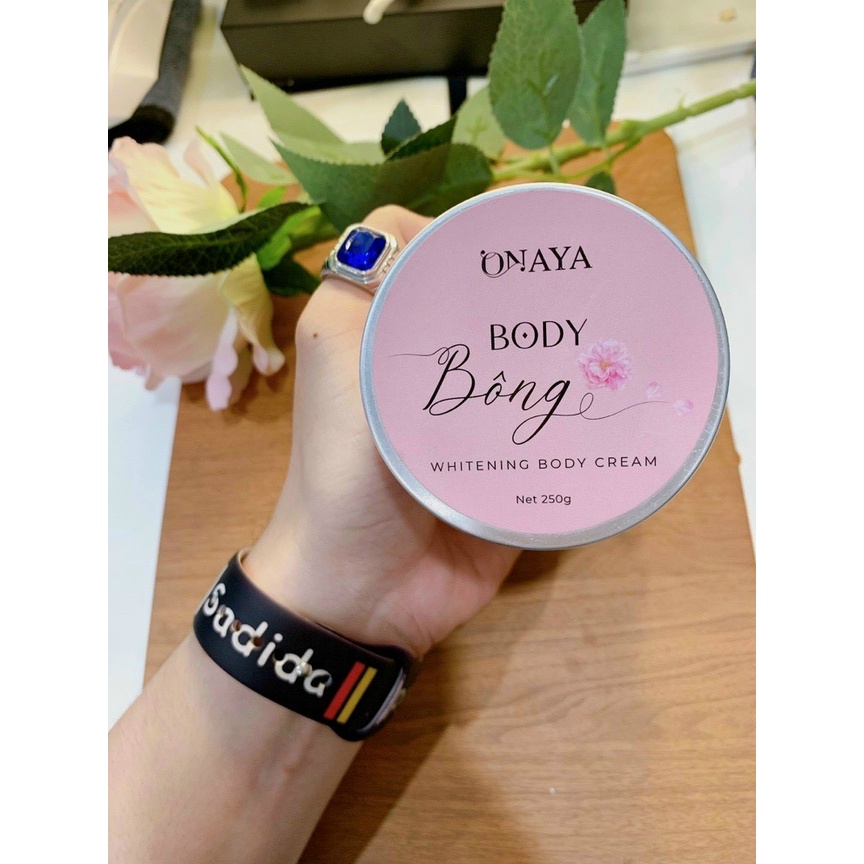 Kem Body Bông ONAYA Dưỡng Trắng Da Kích Trắng 7 Ngày
