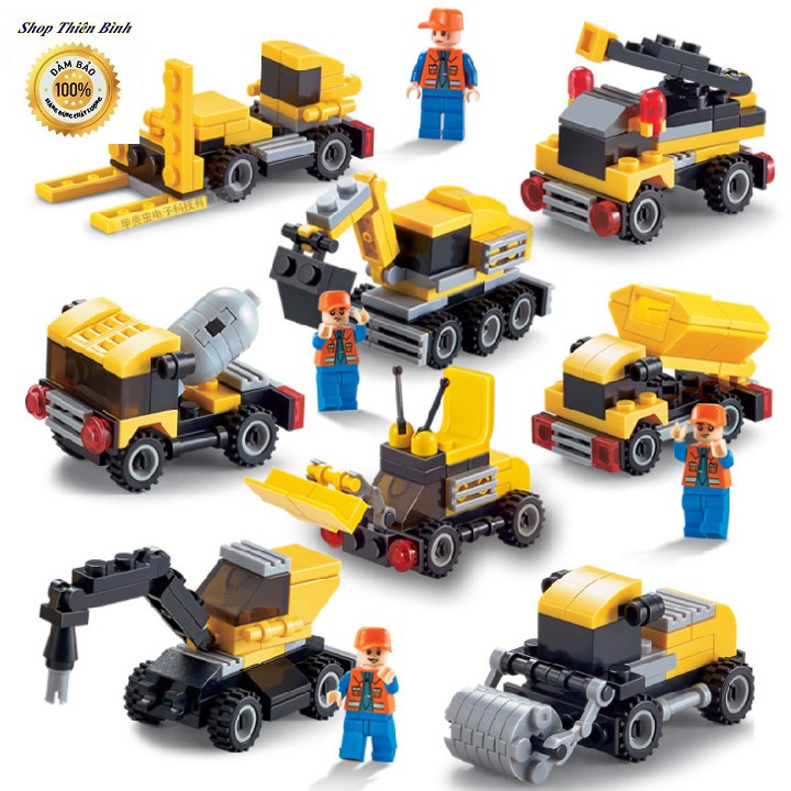 Lego xếp hình thành phố xây dựng Mini 2001