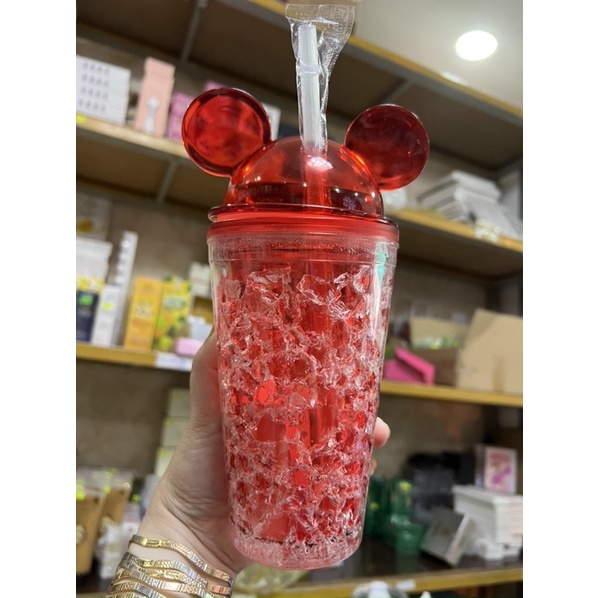 LY NHỰA 2 LỚP MICKEY 400ml