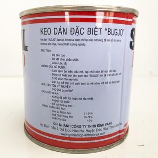 Keo dán đa năng BUGJO (dán gỗ, cao su, vải, đồ da, formica)