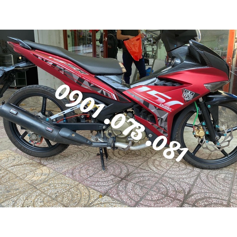 Tem y15zr xe đỏ nhám tem nhám