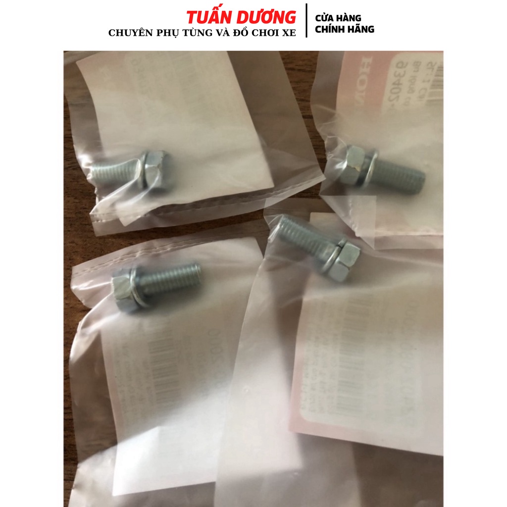 Bộ ốc bắn dàn để chân trước lắp cho dream và wave honda các loại -đẹp zin 100%