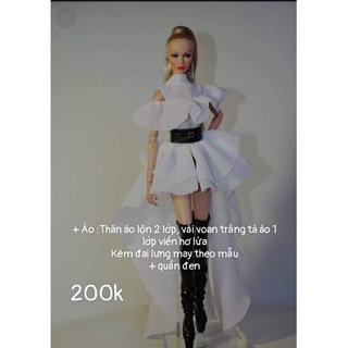 Đầm búp bê Barbie khách đặt may