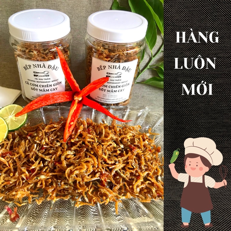 (Hàng mới) CÁ CƠM LOẠI 1 CHIÊN GIÒN SỐT MẮM NGON 200G/ 1HỦ | BigBuy360 - bigbuy360.vn