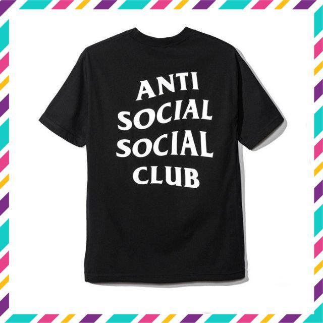 (SALE) Áo thun anti social social club - Áo thun unisex tay lỡ form rộng BeWay