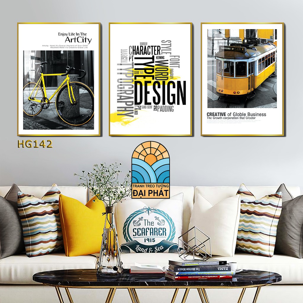 Tranh phòng ngủ phong cảnh xả kho giá rẻ đã có khung