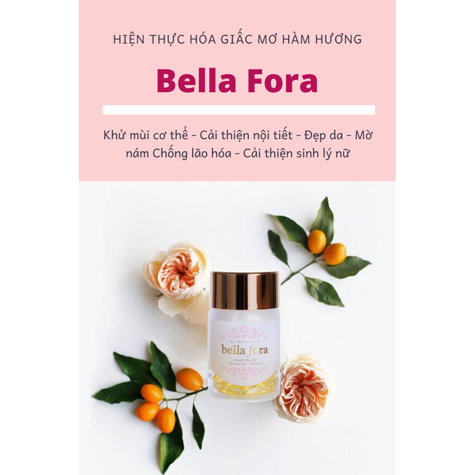 Bella fora - Viên uống tạo hương cơ thể Nhật Bản hộp 35 viên