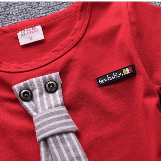Set Đồ Mùa Hè Gồm Áo Thun Cotton In Họa Tiết Hoạt Hình Dễ Thương Cho Bé Trai