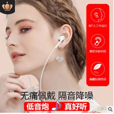 Tai Nghe có dây airpods 💰FREESHIP💰 Âm Thanh Trầm Nguyên Chất,Một Nút Điều Khiển Có Giắc Cắm Mic