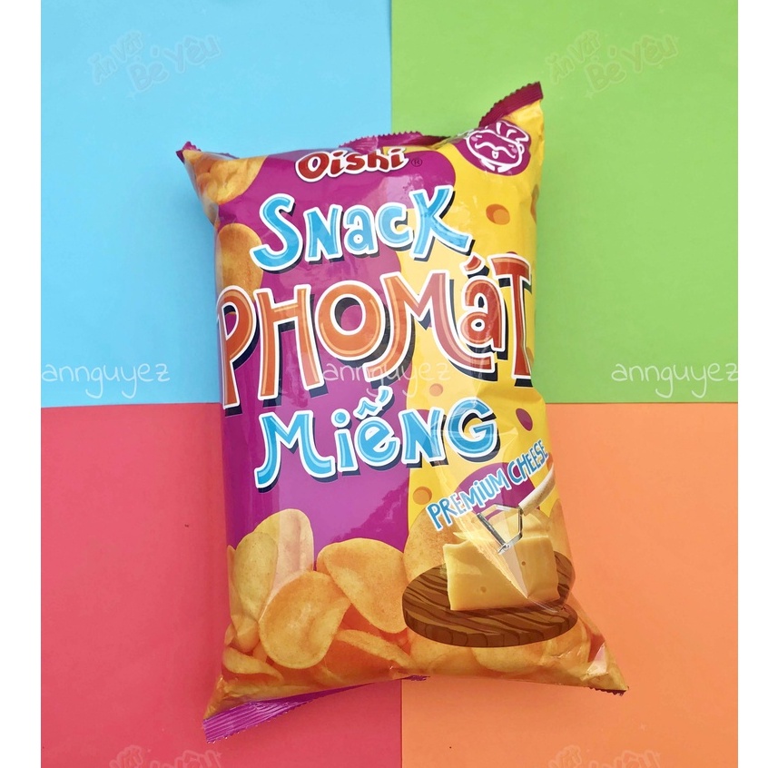 Bim bim Oishi snack pho mát miếng 75g siêu to khổng lồ phomat phomai