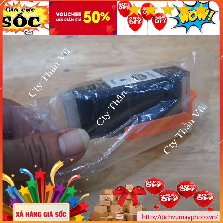 Bộ thỏi mực thay thế canon mã 650 651 dẫn mực ngoài sẵn mực cho máy in màu A3 IX 6860 hàng chuẩn đẹp Kholinhkienmayin