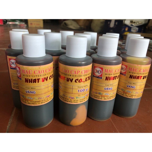 Tinh màu PU cho đồ gỗ 100g