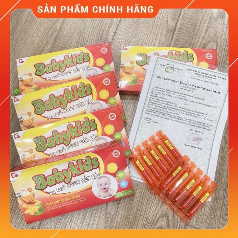 Babykids Ăn Ngủ Ngon Yến Sào Cải Thiện Chứng Biếng Ăn, Giúp Bé Ăn Ngủ Ngon Khoẻ Mạnh Tăng Sức Đề Kháng