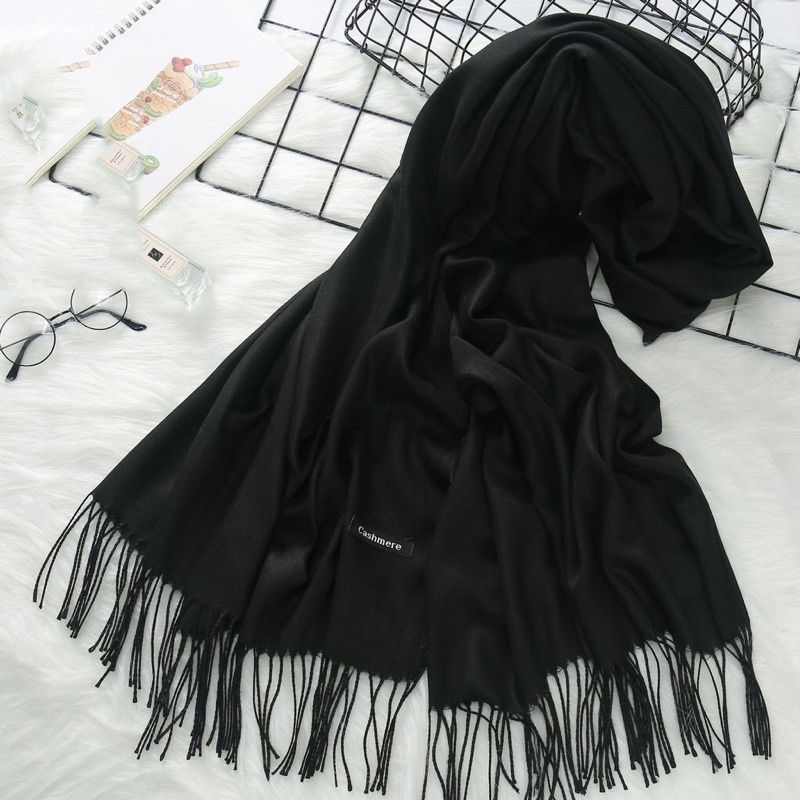 KHĂN CHOÀNG LEN CASHMERE 200x70cm