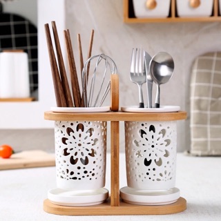 Ống đựng đũa bằng sứ cao cấp