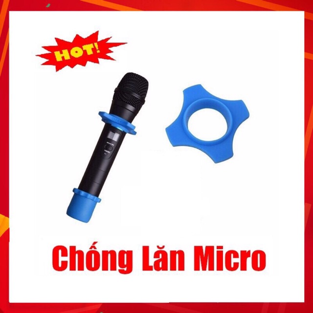 Cao su Chống lăn Micro ( bộ 2 cái 1 đầu mic 1 chuôi mic)