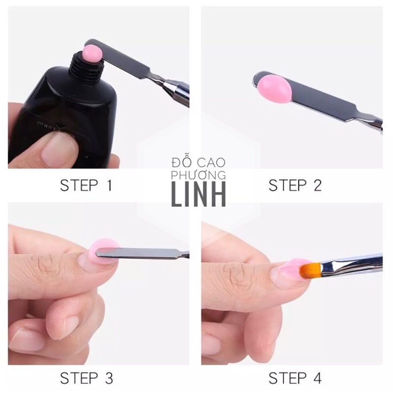 Cọ Đắp Gel 2 Đầu - Làm Gel Gôm