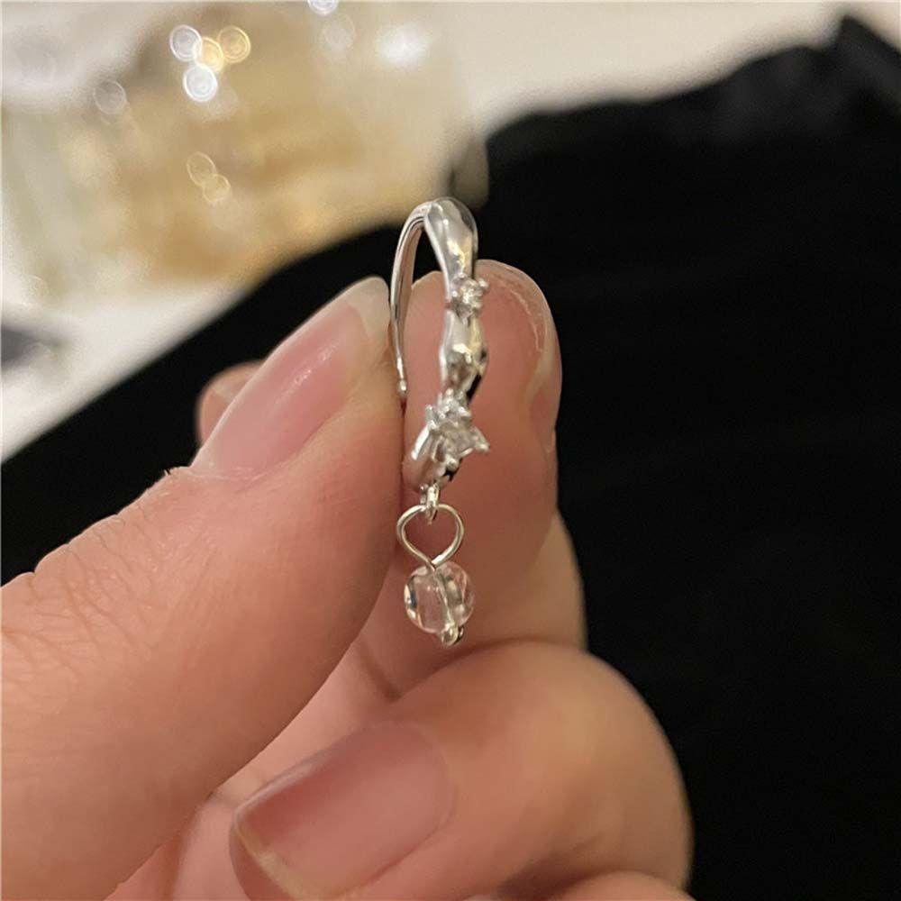 Khuyên Kẹp Vành Tai Hình Chữ C Đơn Giản Nhiều Màu Sắc Cho Nữ