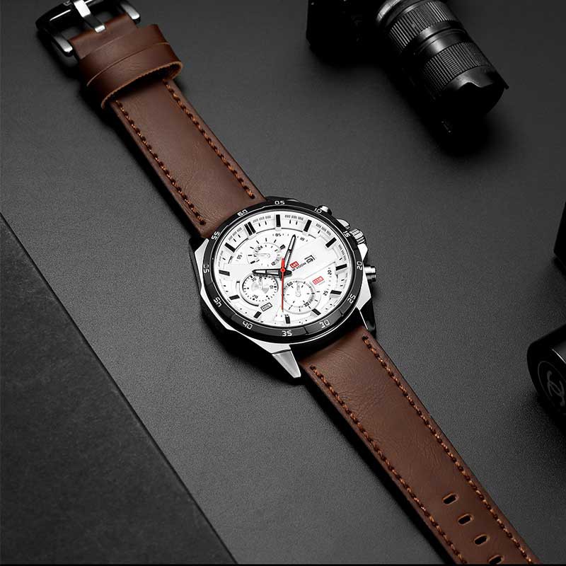 VAVAVOOM Quartz Watch Waterproof Leather Strap And Vom | BigBuy360 - bigbuy360.vn