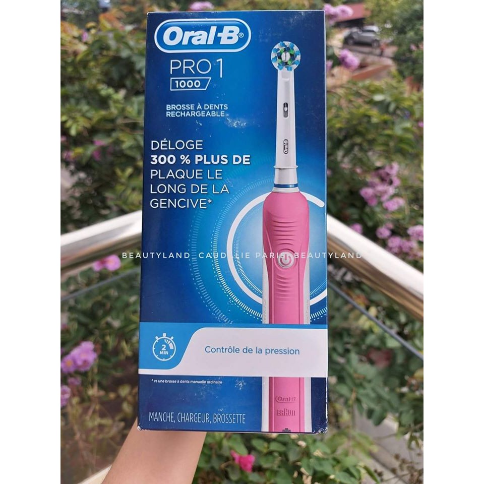 [ SIÊU HOT] BÀN CHẢI ĐIỆN ORAL B PRO 1000 3D ACTION