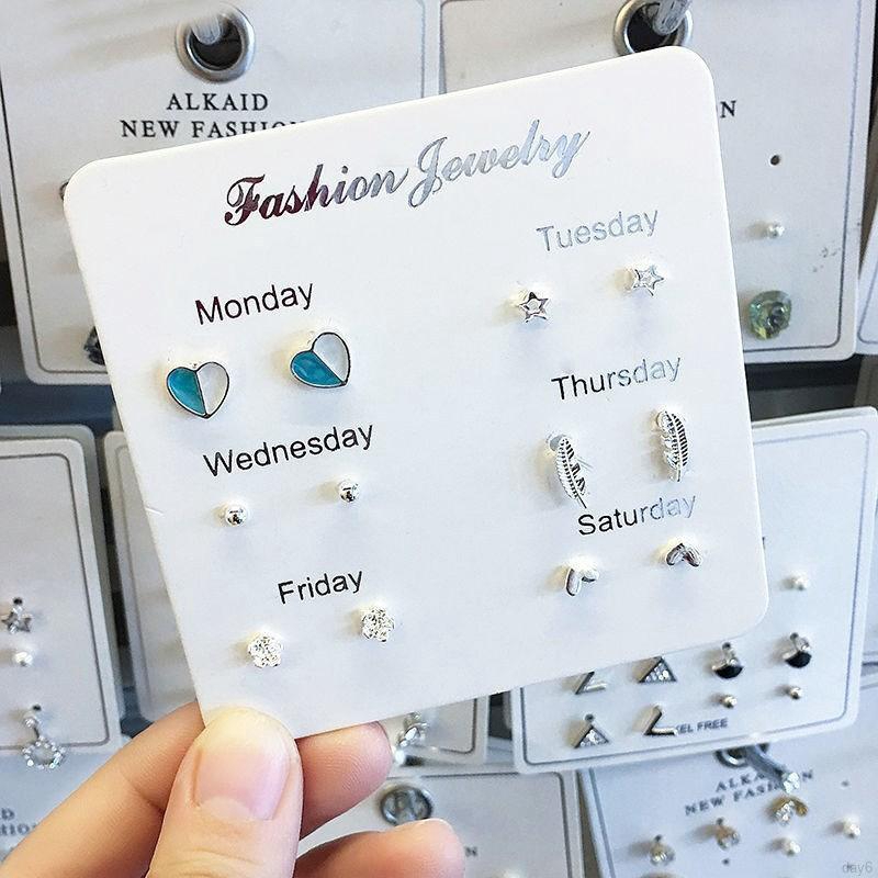 Khuyên tai nữ hình bông tuyết thời trang Hàn Quốc