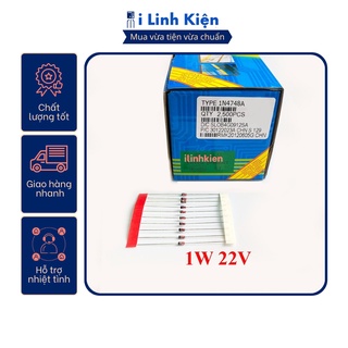 Diode zener 1W 22V 1N4748A 10 chiếc