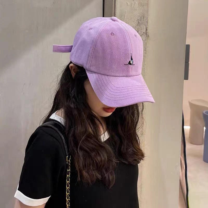 Mũ Lưỡi Trai Dệt Kim Thời Trang Cho Cặp Đôi