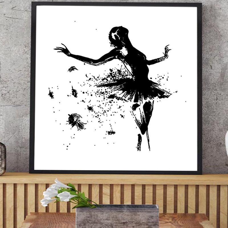 Tem Đóng Album Thủ Công Bằng Silicon Hình Cô Gái Múa Ba Lê Blala