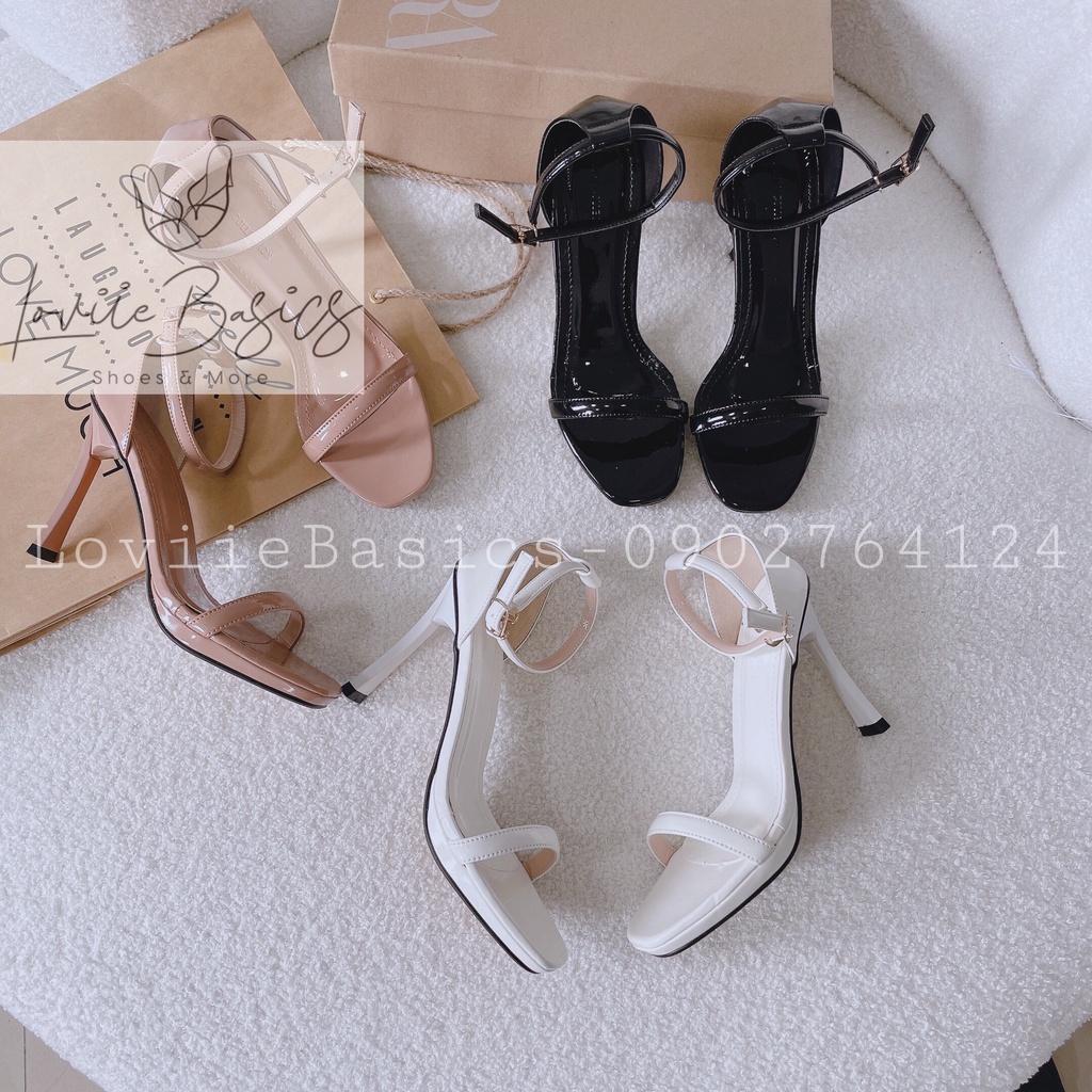 SANDAL CAO GÓT LOVIIEBASICS - GIÀY THỜI TRANG ĐẾ ĐÚP 10 PHÂN QUAI MẢNH THỜI TRANG G200207 G220646