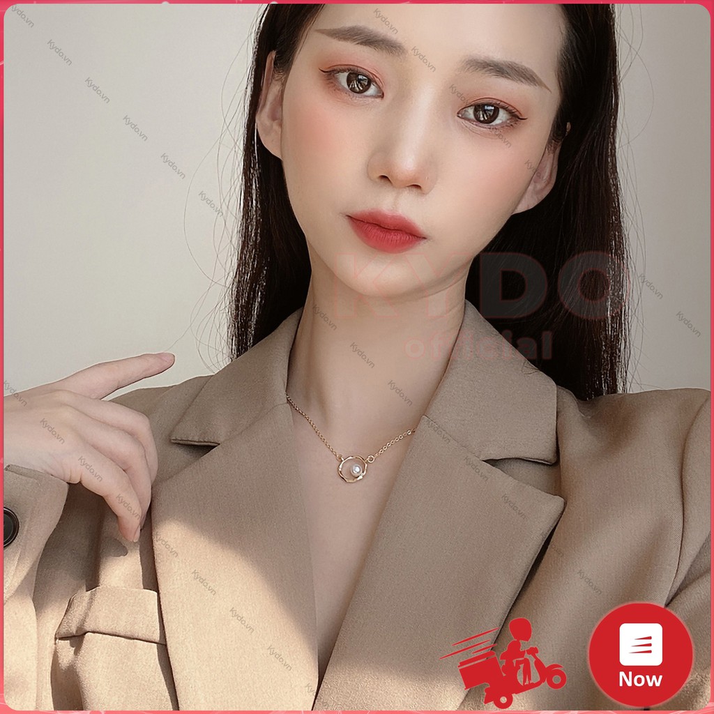 Dây chuyền nữ choker hình học đính đá Hàn Quốc thời trang cá tính xinh xắn  MCK2 - phụ kiện vòng cổ KYDO PɅL