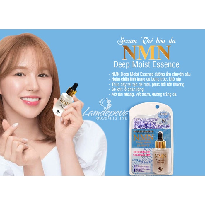 Serum NMN Deep Moist Essence 30ml Nhật Bản|Tái Tạo Trẻ Hóa Da, Dưỡng Ẩm Chuyên Sâu
