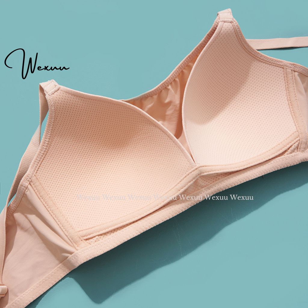 Áo ngực nữ không gọng Wexuu Design vải su đúc 2 lớp đệm mỏng dáng bra ôm ngực - AV60