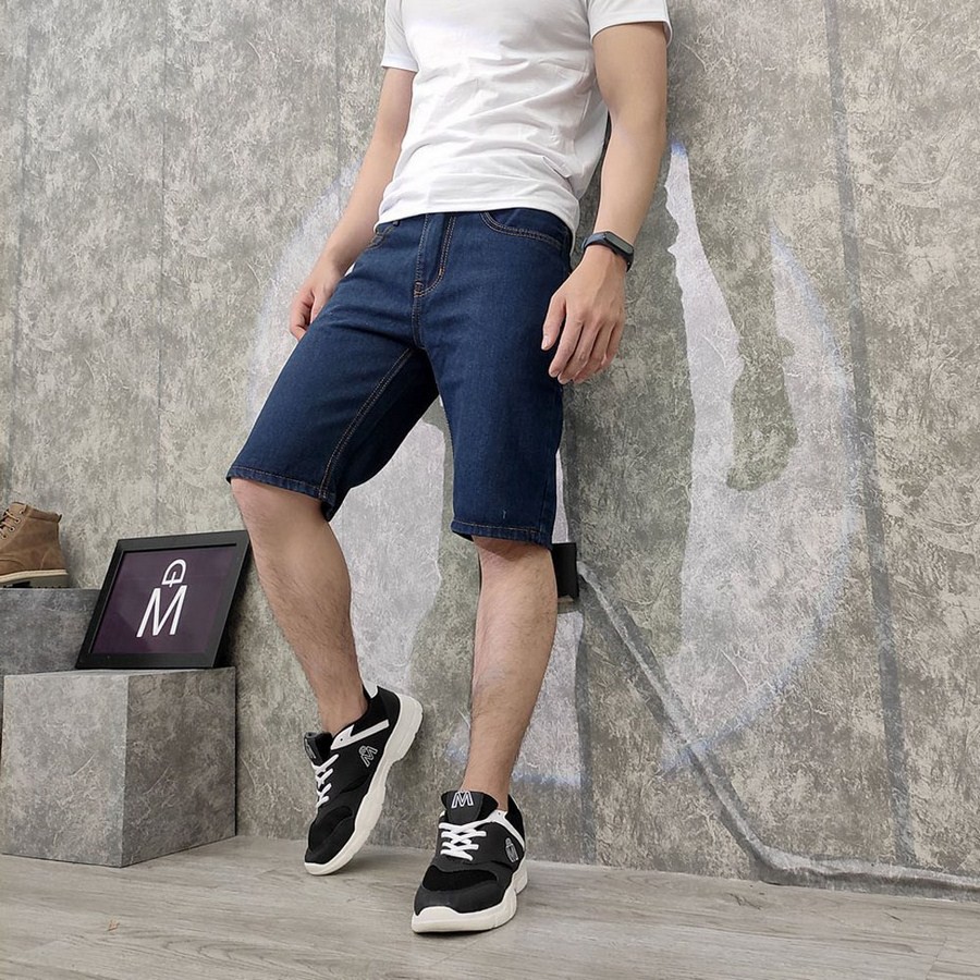 Quần short jean nam TS393 vải chất đẹp không phai màu đẹp Tronshop