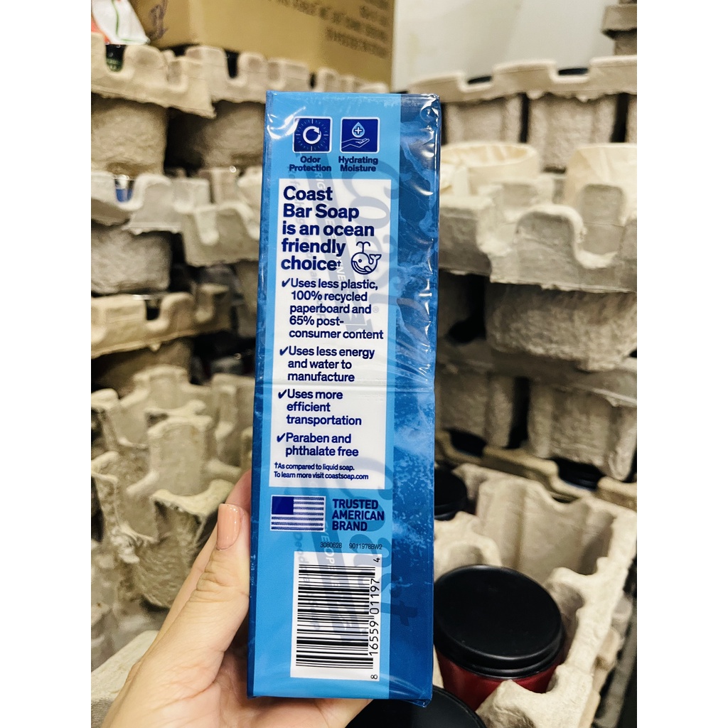 XÀ BÔNG COAST CỦA MỸ CHÍNH HÃNGLốc 8 cục.