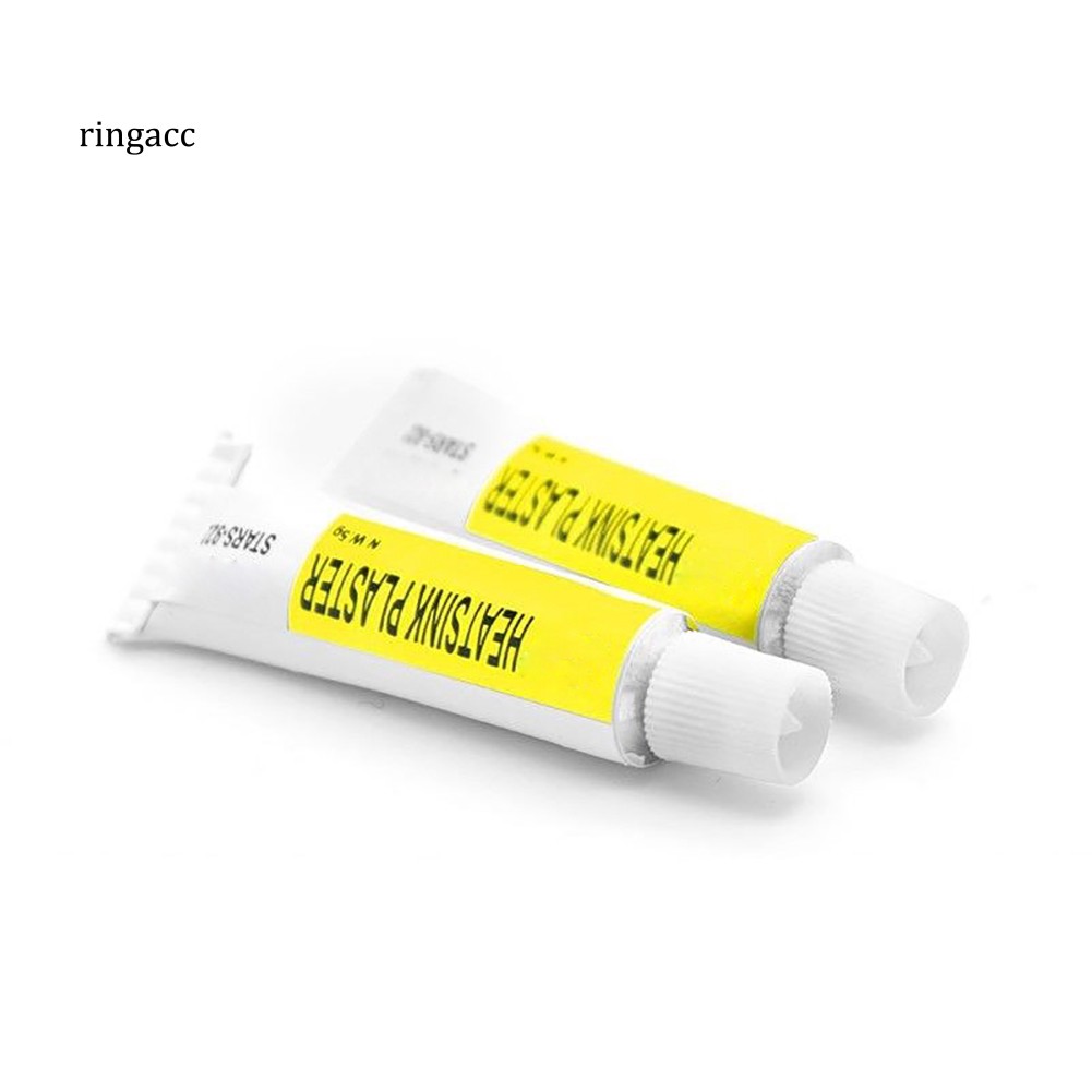 2Pcs Heatsink Cooling Plaster CPU Thermal Conductive Glue with Strong Adhesive