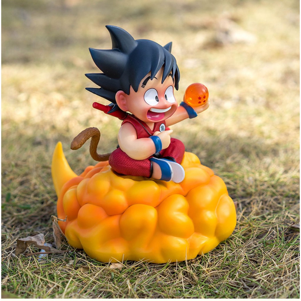 Mô hình Dragonballz Goku Kid ngồi cân đẩu vân tay cầm ngọc rồng