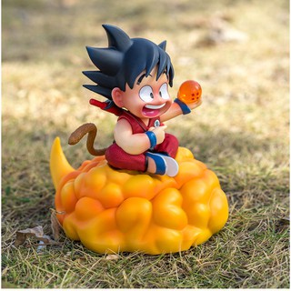 Mô hình Dragonballz Goku Kid ngồi cân đẩu vân tay cầm ngọc rồng