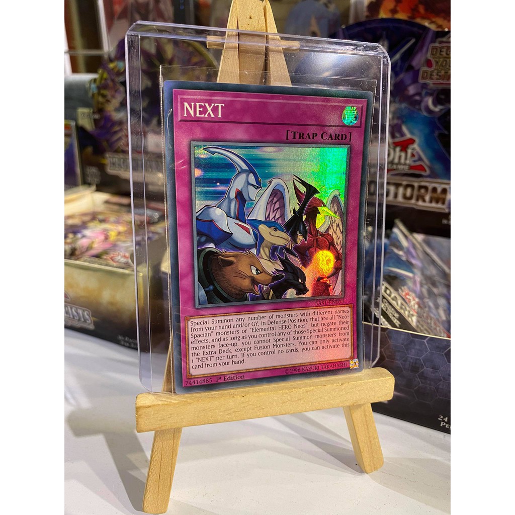 Lá bài thẻ bài Yugioh NEXT - Super Rare - Tặng bọc bài nhựa bảo quản