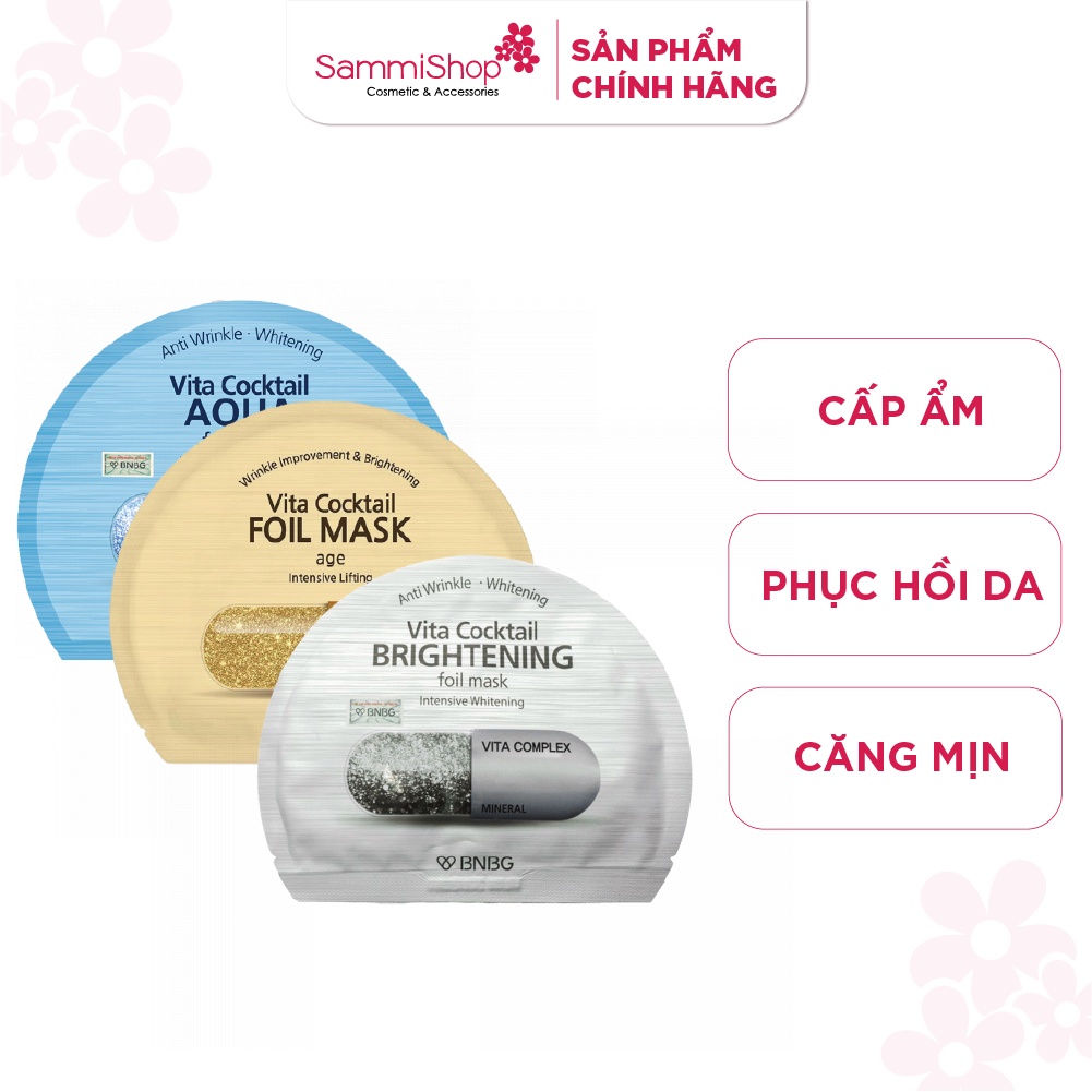 Mặt Nạ BNBG Vita Complex Vita Cocktail Foil Mask 30ml