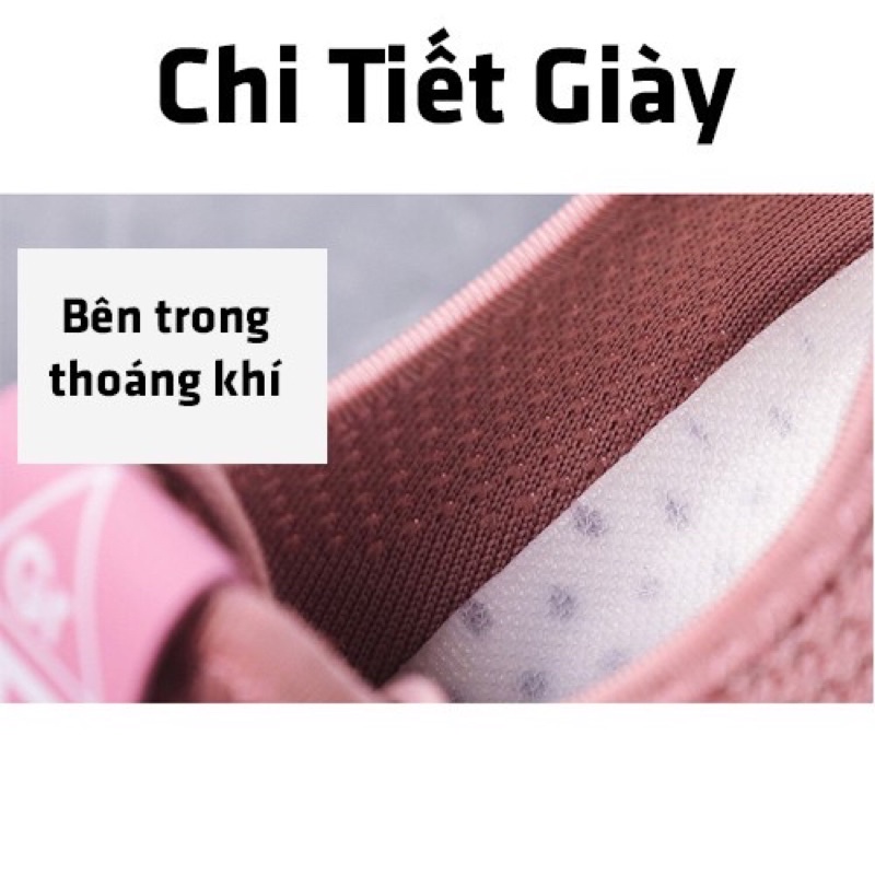 Giày Thể Thao Nữ Đẹp Chuẩn Fom Đi Bộ Thể Dục Đi Học Đi Chơi Hàng Siêu Nhẹ Size 35 - 40