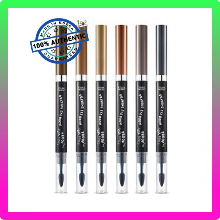 (hàng Mới Về) Bút Chì Kẻ Lông Mày Etude House 0.2g / Drawing Eye Brow Proof Gel Pencil