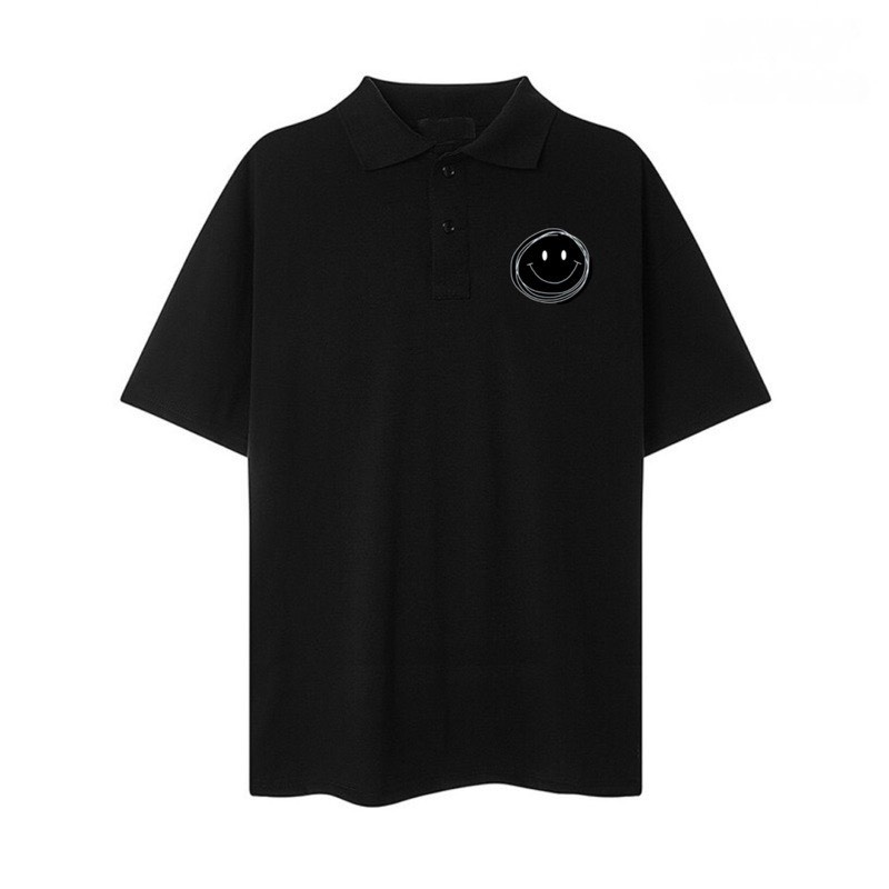 Áo polo tay lỡ,áo thun polo phong cách unisex hàn quốc nam nữ mặc cực chất