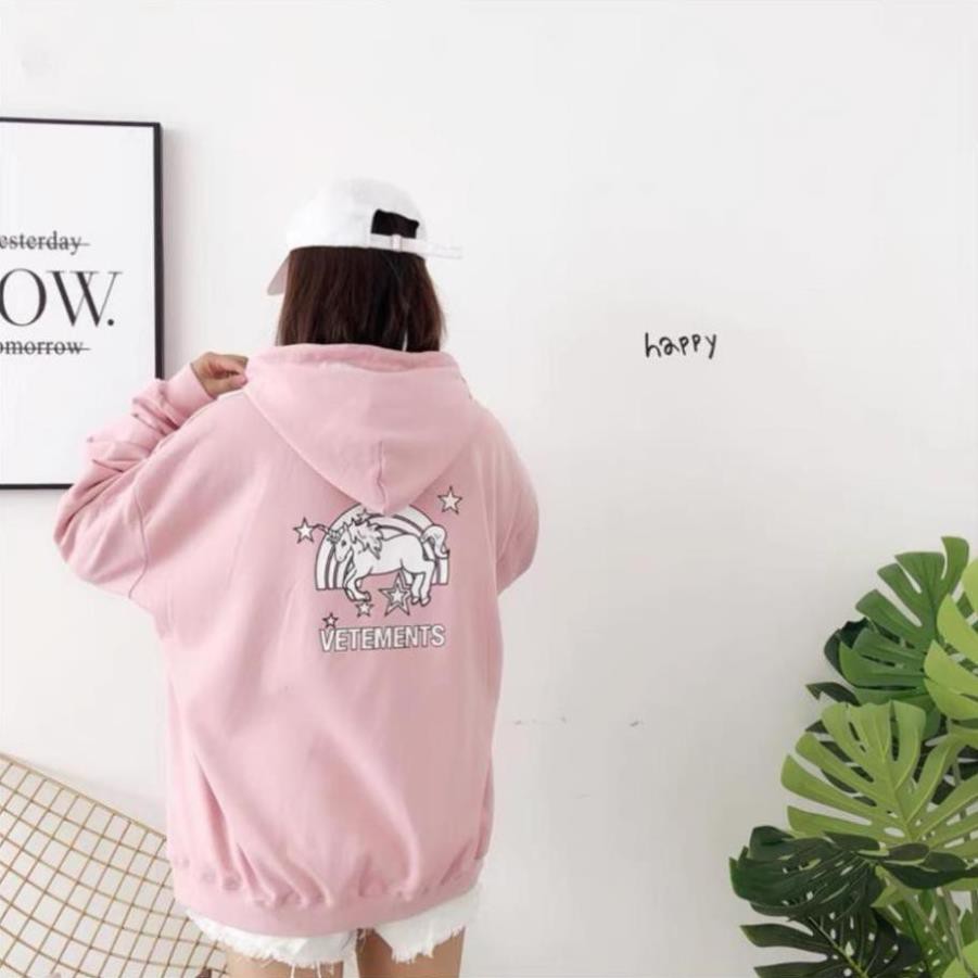 Áo HOODIE Hồng Kì Lân Unicorns Unisex
