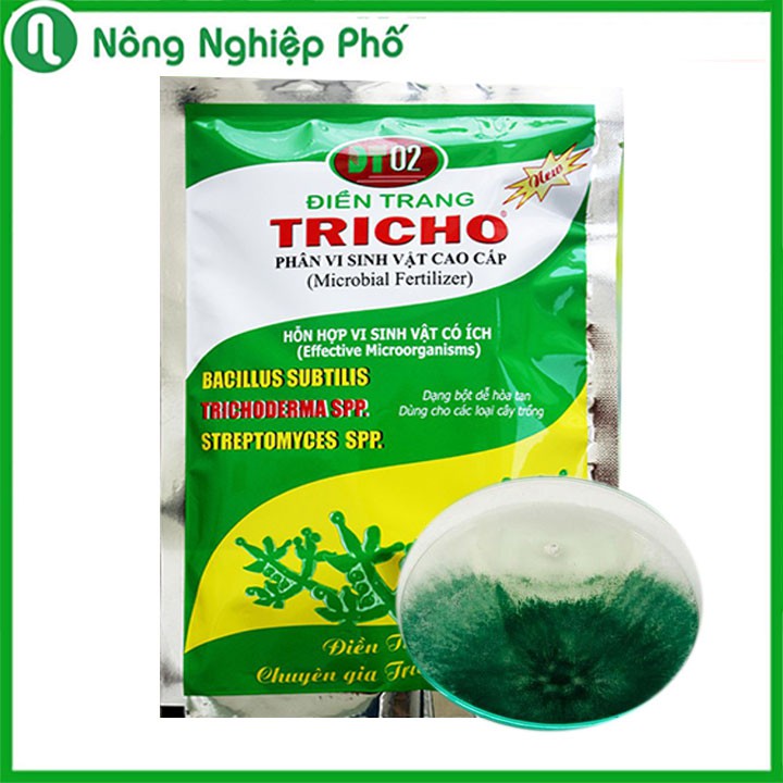 [PHÂN HỮU CƠ VI SINH]  Phân Vi Sinh Trichoderma Ủ Phân Hữu Cơ và Kiểm Soát Nấm Bệnh Túi 0,5 Kg